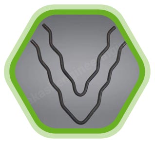 Black Mild Steel Alloy refractory anchor