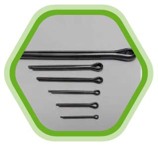Black Mild Steel Metric Cotter Pins Black Mild Steel Metric Cotter Pins