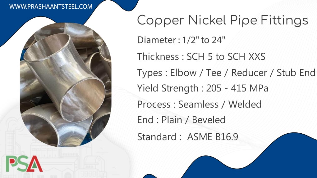 Copper Nickel Pipe Fittings Copper Nickel Pipe Fittings