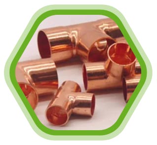 Cupro nickel alloy Tee Cupro nickel alloy Tee