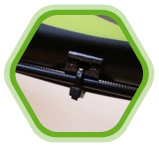 Fully killed CS Solar Structure Cable Clips