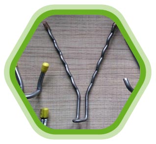 Low Mild Steel refractory ceramic anchors