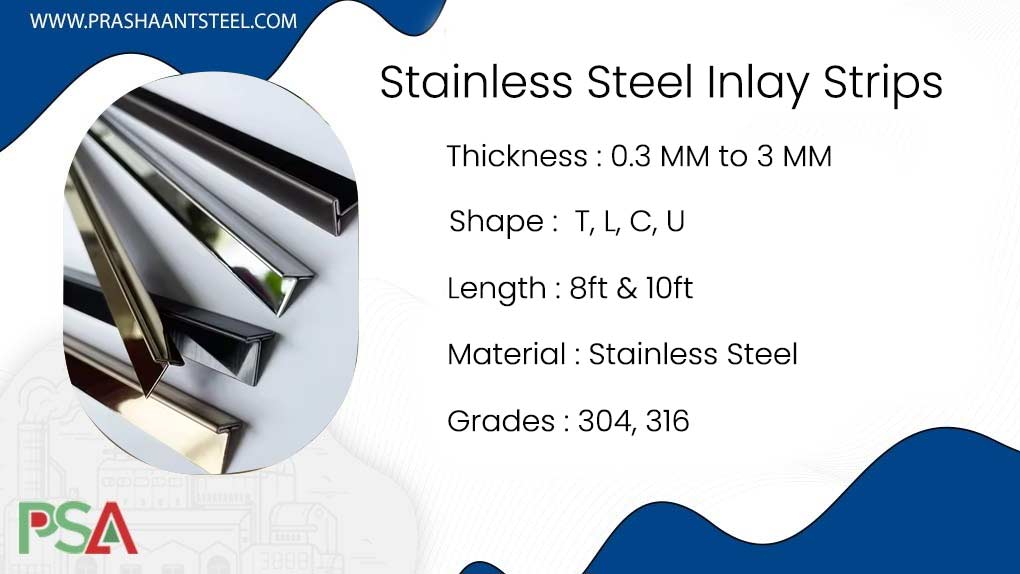 Stainless Steel Inlay Strips Stainless Steel Inlay Strips