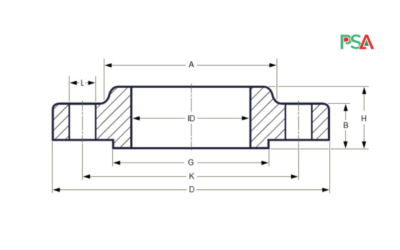 Socket Weld Flange Dimensions ASME B16.5