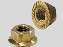 3/8"-16 Zinc Finish Serrated Flange Nut